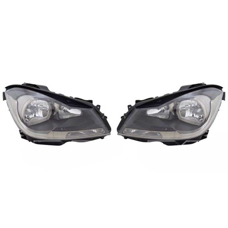 2012-2015 Benz C63 AMG Headlights - Halogen (Pair) - (For 6.3L)